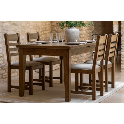 Gallery Direct Hardwick Smoked Oak Dining Chairs (Pair)