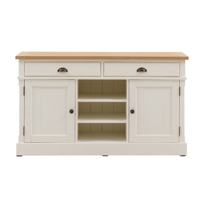 Gallery Direct Eton Painted White 2 Door 2 Drawer Sideboard