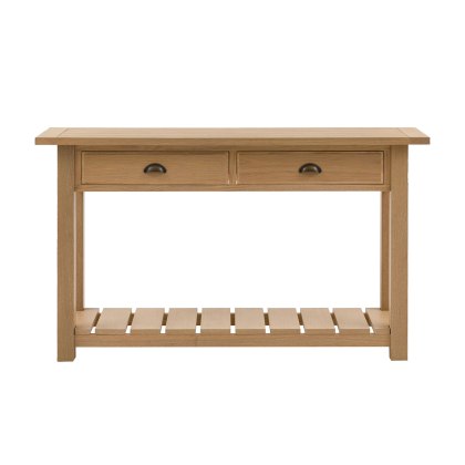 Gallery Direct Eton Natural 2 Drawer Console Table