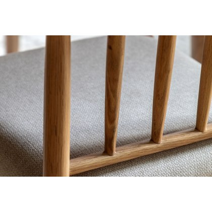 Gallery Direct Eton Natural Upholstered Dining Chair