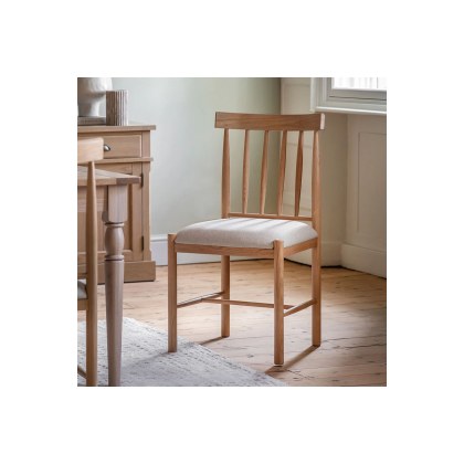 Gallery Direct Eton Natural Upholstered Dining Chair