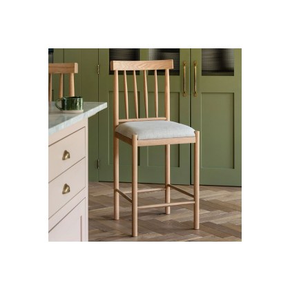Gallery Direct Eton Natural Upholstered Bar Stool