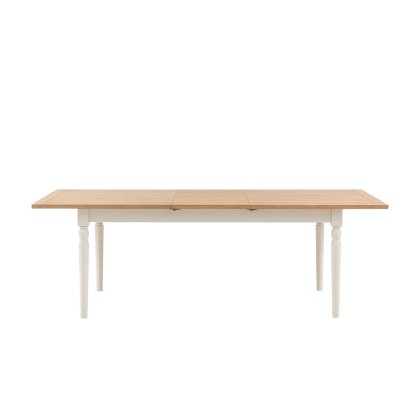 Gallery Direct Eton Painted White Ext 180-230cm Dining Table Gallery Direct Eton Painted White Ext 180-230cm Dining Table
