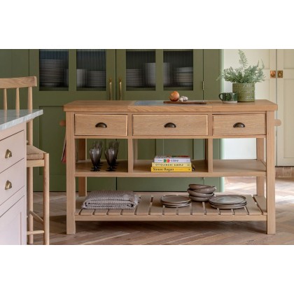 Gallery Direct Eton Natural Kitchen Island
