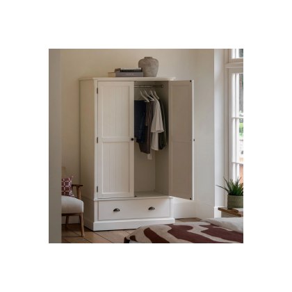 Gallery Direct Eton Painted White Wardrobe