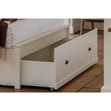 Gallery Direct Eton Painted White Storage Bedframe