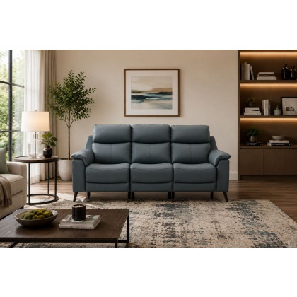 Dixon 3 Seater Recliner Sofa with Power Headrest