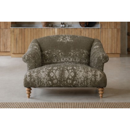 Tetrad Heritage Jacaranda Bagru Snuggler Chair