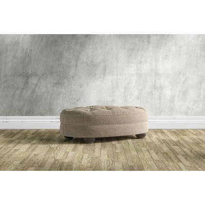 Tetrad Heritage Strand Oval Buttoned Stool