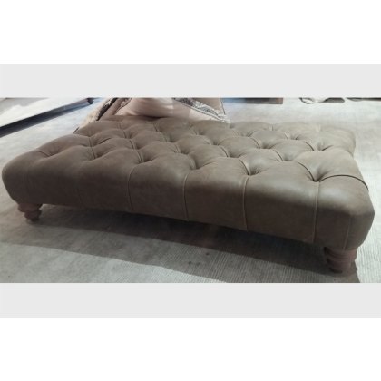 Tetrad Heritage Matisse Rectangular Curved Buttoned Stool