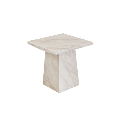 Vida Living Apollo Marble Lamp Table