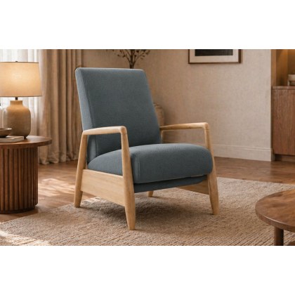 La-Z-Boy Faith Capsule Accent Chair with High Leg Pushback Recliner