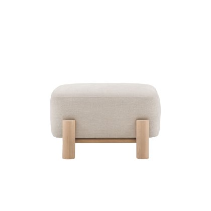 Gallery Direct Husby Footstool in Willow Dusty