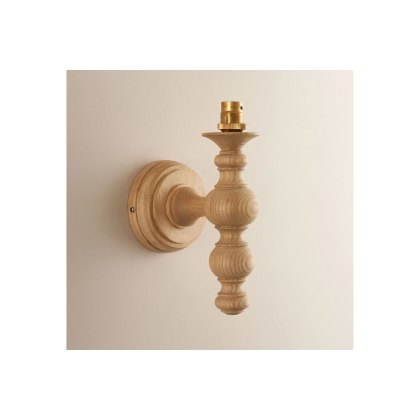 Gallery Direct Bibury Natural Ash 1x Wall Light