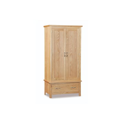 New Trinity Natural Oak Gents Wardrobe