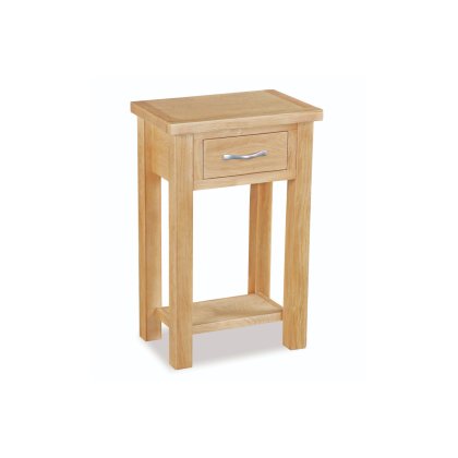 New Trinity Natural Oak Telephone Table New Trinity Natural Oak Telephone Table