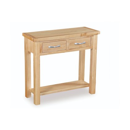 New Trinity Natural Oak Console Table New Trinity Natural Oak Console Table
