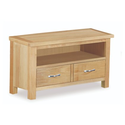 New Trinity Natural Oak Small TV Unit