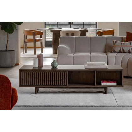 Gallery Direct Onda Walnut Coffee Table