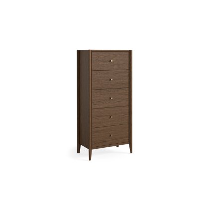 Paris Brown 5 Drawer Tallboy