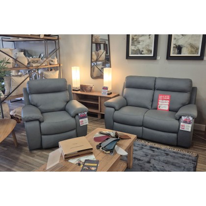 Ex-Display Truro - Odessa 2 Seater Sofa + Reclining Arm Chair