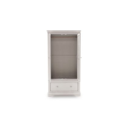 Mabel Wooden 2 Door Wardrobe in Painted Taupe Finish Mabel Wooden 2 Door Wardrobe in Painted Taupe Finish