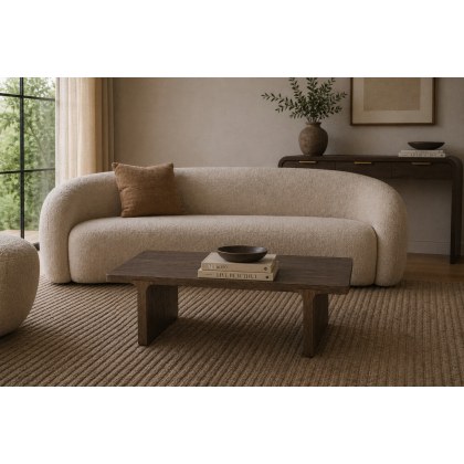 California Dark Oak Rectangular Coffee Table