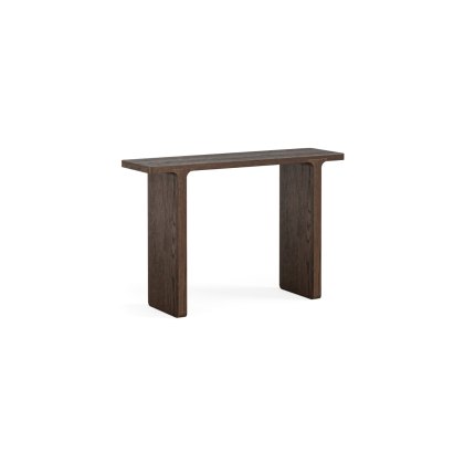 California Dark Oak Console Table
