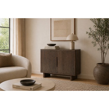 California Dark Oak Small Sideboard