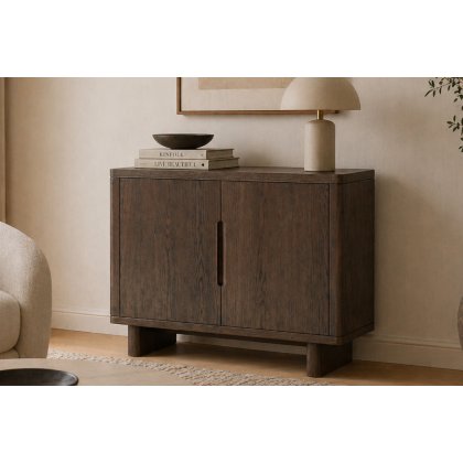 California Dark Oak Small Sideboard
