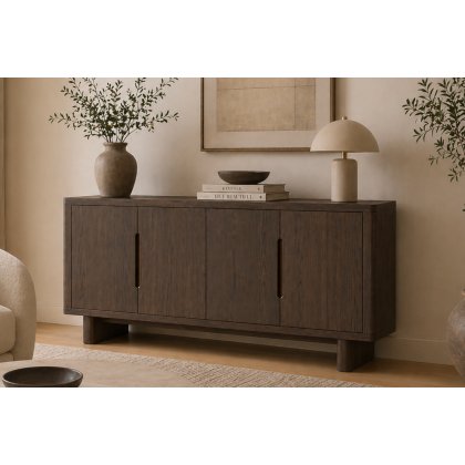California Dark Oak Large Sideboard
