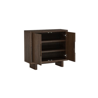 California Dark Oak Shoe Storage