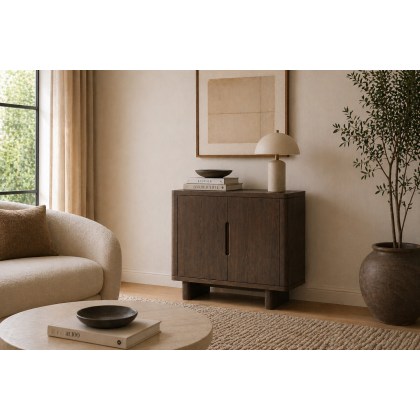 California Dark Oak Shoe Storage