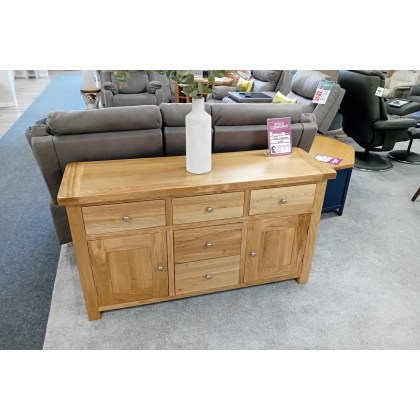 Ex-Display St Austell - Largo Solid Oak Large Sideboard