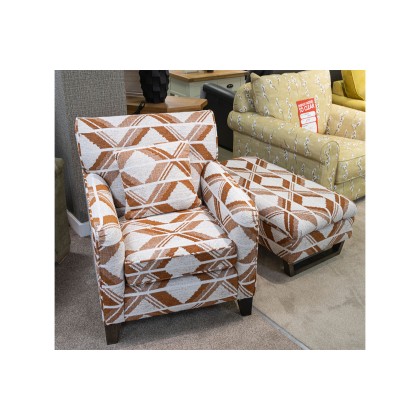Ex-Display Liskeard - Aalto Huge Accent Chair + Legged Ottoman