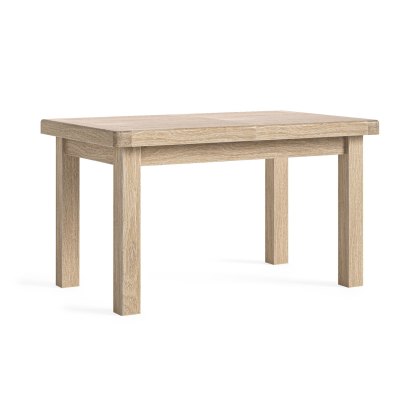 Normandy White Wash Small Ext 140-185cm Dining Table