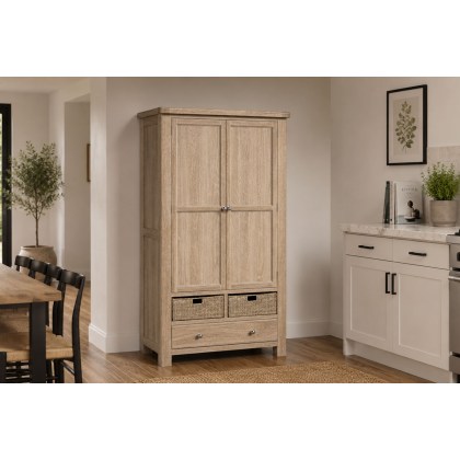 Normandy White Wash Kitchen Larder Unit