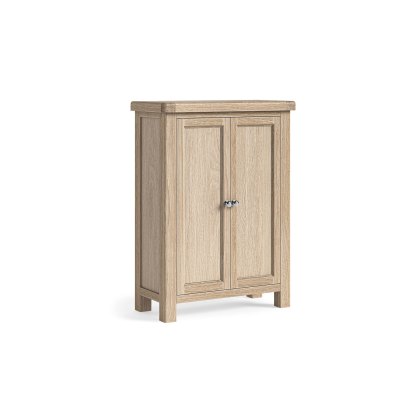 Normandy White Wash Shoe Storage Cabinet
