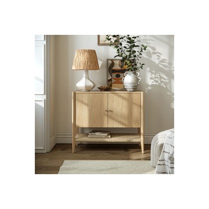Sicily Oak 95cm Weave Small Sideboard Sicily Oak 95cm Weave Small Sideboard