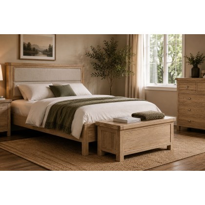 Normandy White Wash Blanket Box Normandy White Wash Blanket Box