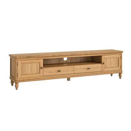Verona Oak 200cm Large TV Unit Verona Oak 200cm Large TV Unit