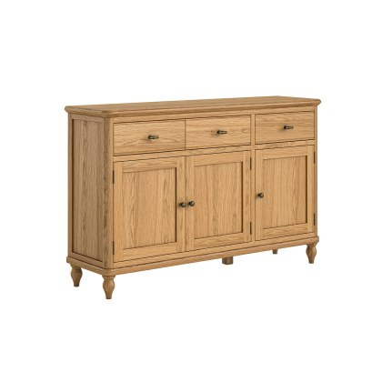 Verona Oak 3 Door Sideboard