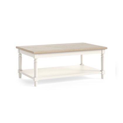 Provence Painted Off-White Oak Coffee Table