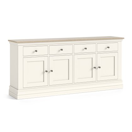 Provence Painted Off-White Oak 167cm Extra Large Sideboard