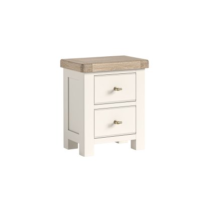 Windsor Country Oak Painted Bedside Table