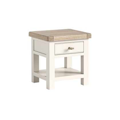 Windsor Country Oak Painted Lamp Table