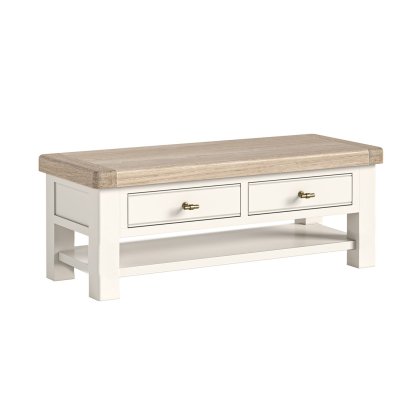 Windsor Country Oak Painted Storage Coffee Table