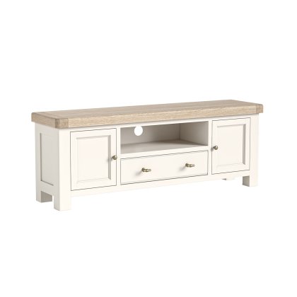 Windsor Country Oak Painted 160cm TV Unit