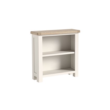 Windsor Country Oak Painted Low Bookcase