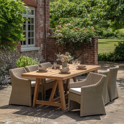 Gallery Direct Chatsworth Outdoor Garden Rectangle Dining Table